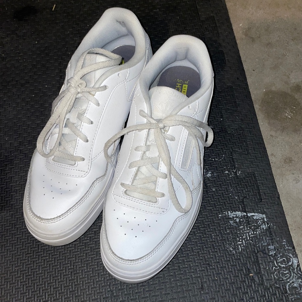 White reeboks